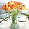 1 Zweig künstliche Blume Calla-Lilien-Brautstrauß für Zuhause, Hochzeit, Party, Dekoration