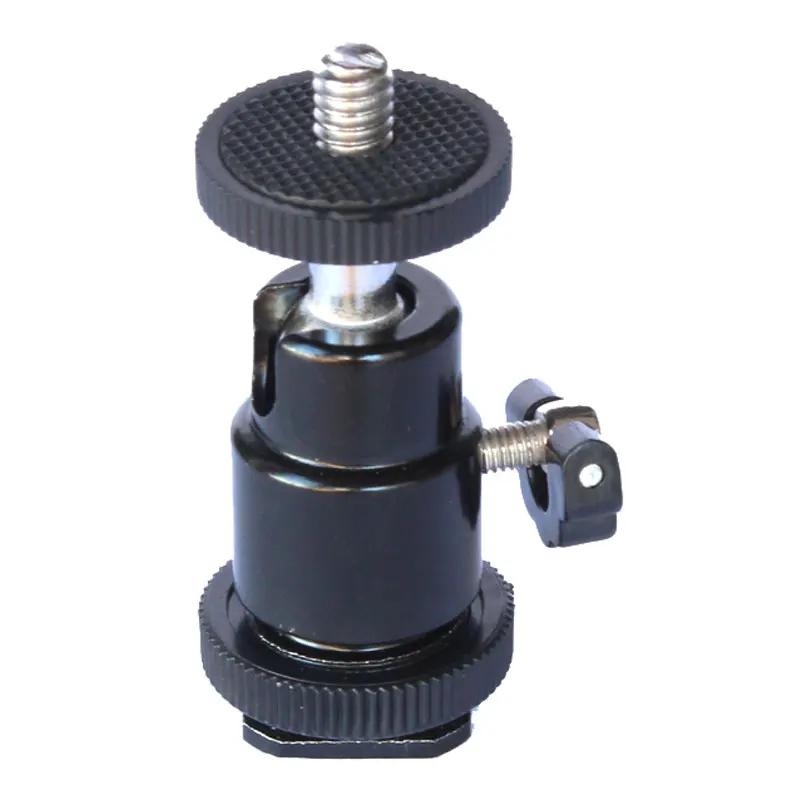 1/4" Phone Clip Holder Hot Shoe Phone Holder Mount For DSLR Camera With 1/4"-20 Thread Cell Phone Bracket