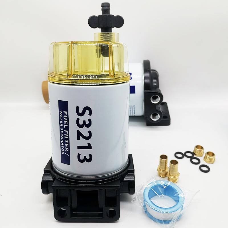 

Quality S3213 Fuel Filter Marine Fuel Water Separator 3/8 Barb x 1/4 NPT Fit for Marine Outboard Motor Mercury 35-60494-1 3213
