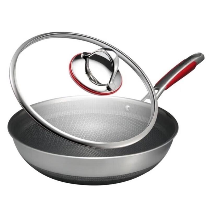 KBH 4th Gen German Style 316L Stainless Steel Non-stick Wok