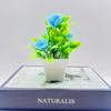 Artificial Potted Plants Artificial Flower Bonsai Artificial Green Plants Foam Roses 5 Foam Flower Ornaments
