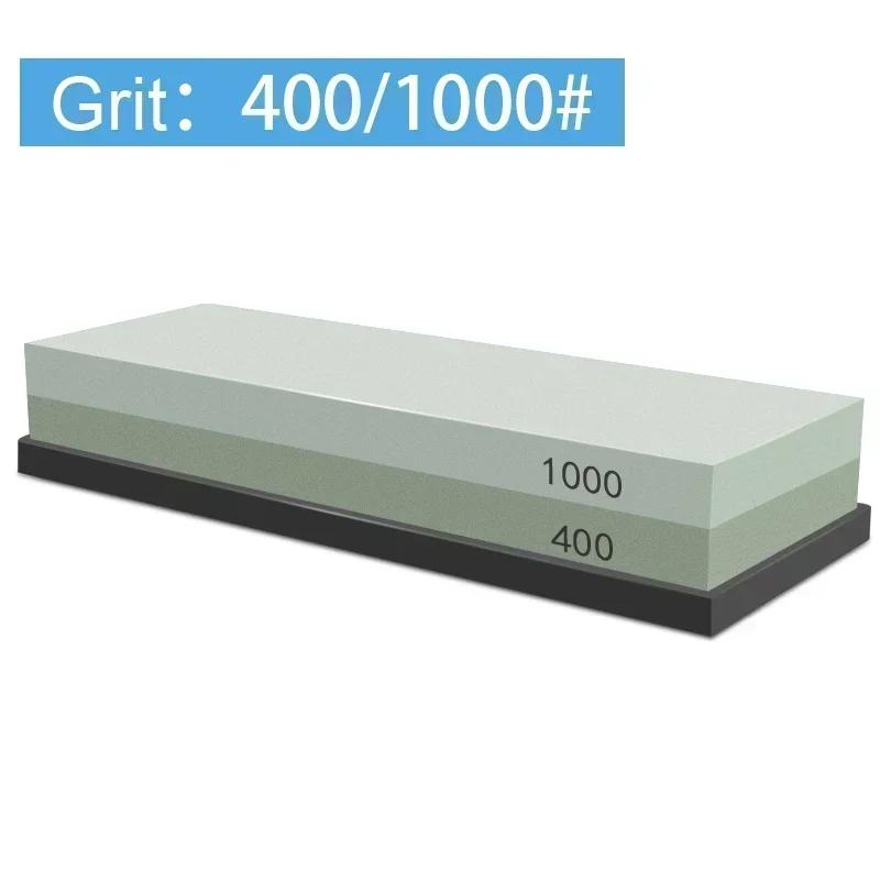 1-7 Stück Schärfstein Messerschärfer Körnung 240-8000# Wetzstein Professionelles Schleifstein-Set Holzbasis Winkelführung Polierset