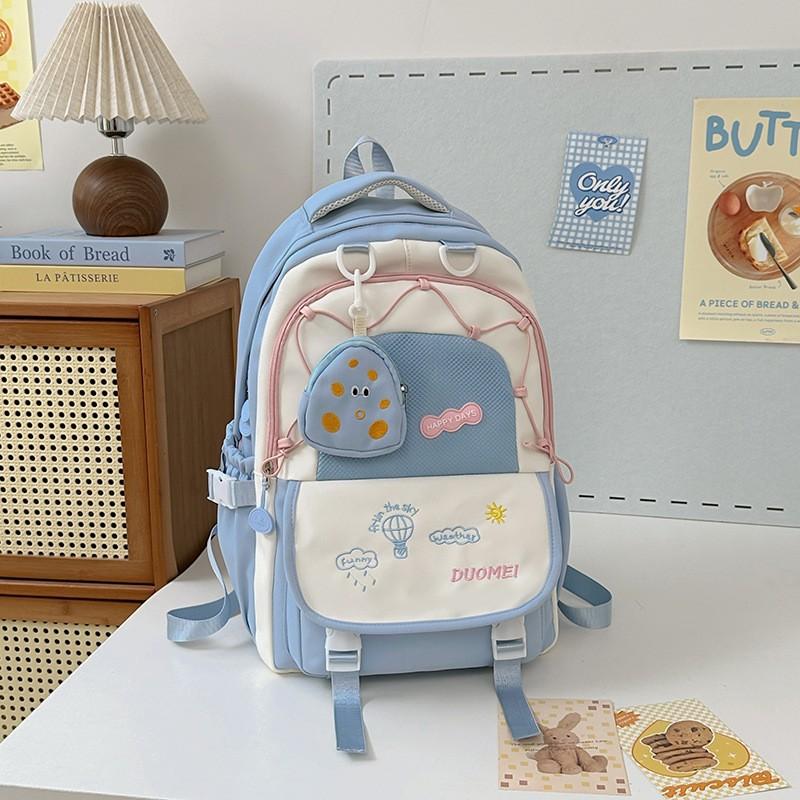 Schoolbag Japanese cute schoolbag female primary school students high value third to sixth grade girls cute junior high school students backpack