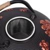 Copper Handle Cast Iron Teapot Straight Hook Spout Tea Pot Kettle Elegant Iron Tea Pot  Tea Brewing
