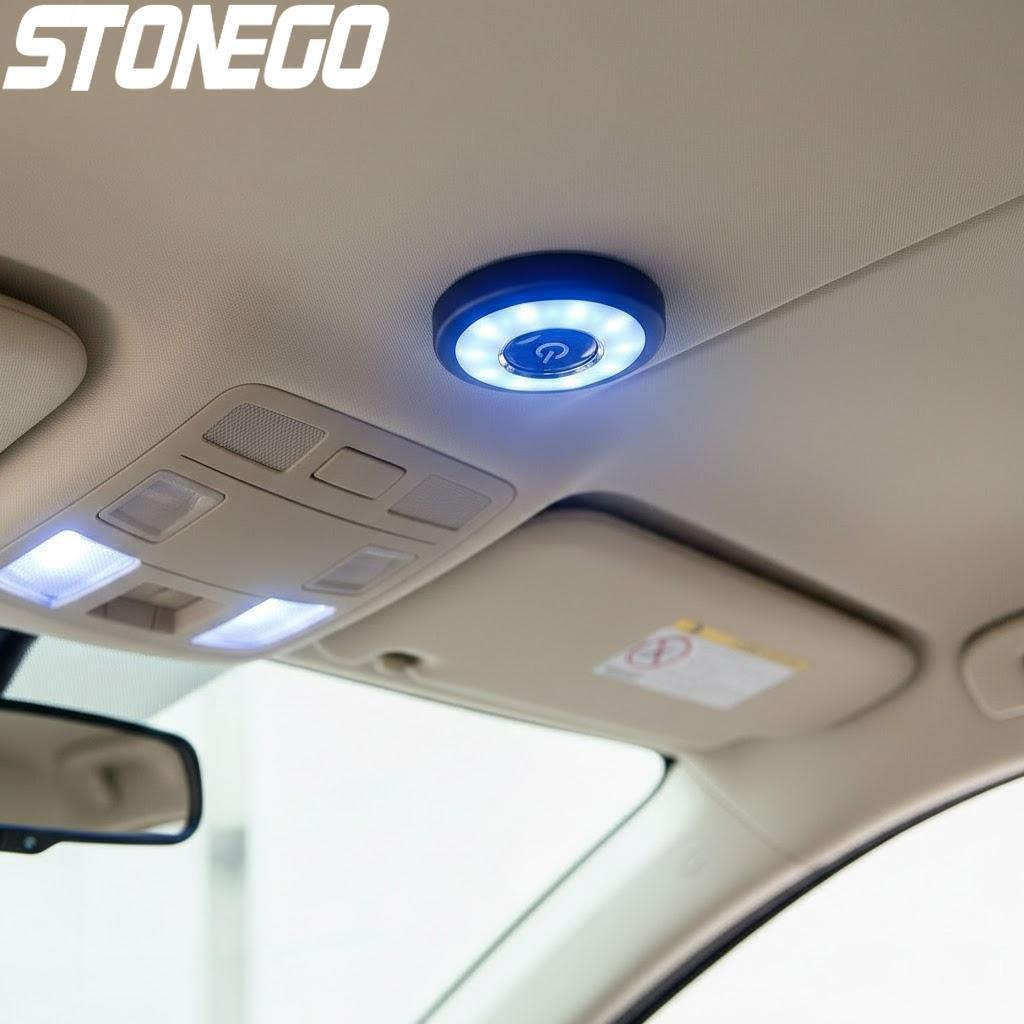 

Car Reading Light Interior Ceiling Light USB Charging Led Rear Roof Magnetic Light for Home and Truck чёрный