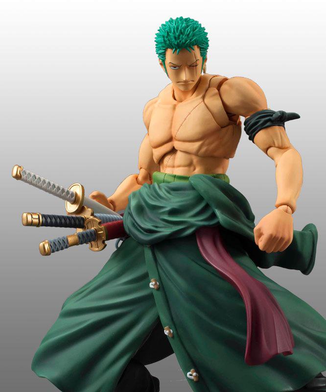 Anime One Piece 18cm BJD Roronoa Zoro Joints Moveable PVC Action Figure Collection Model Toys