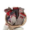 Bow Wool Socks Children Keep Warm In Autumn And Winter New Year'S Birth Year Red Boneless Stacking Socks Versatile Outer Cotton Socks