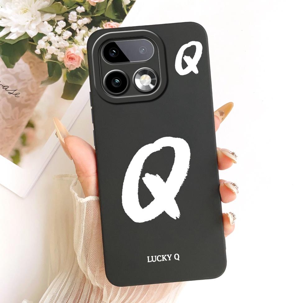 Case For Realme 16 Pro Plus Cover RMX5131 Luxury A-Z Letters Fashion Cool Crown Silicone Phone Casing For Realme 16 Pro+
