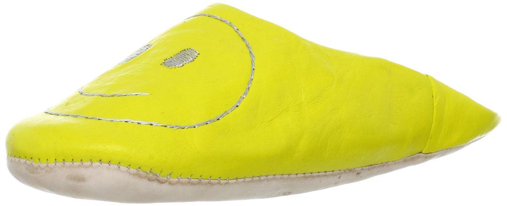 Fatima Morocco Babouche Size 0 Women's Shoes, 13SS-BAB03, Yellow, (24cm)