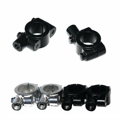 Motorcycle 7/8" HandleBar Mirror Mount Holder Rear View Mirrors Adapter Bracket ATV Scooter Vehicles10mm/8mm Thread