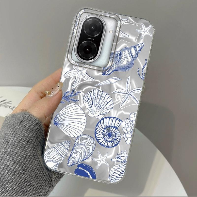 Summer Seashell Starfish Girls Case For Xiaomi Redmi 14C 13C 10 9A 9C Note 14 13 12 11 10S 9 8 Pro Plus A5 A4 A3 A2 A1 Cover