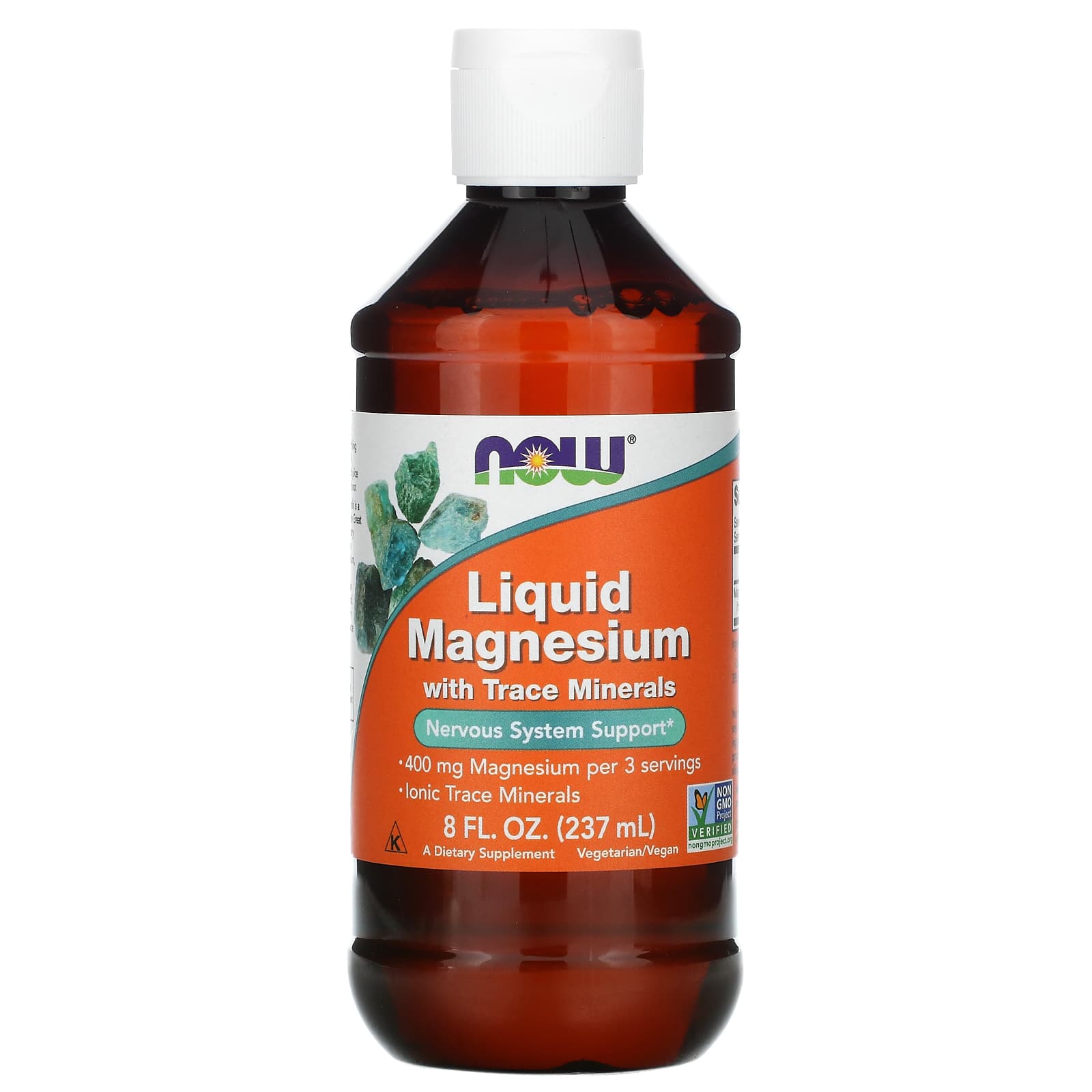 

Liquid Magnesium & Trace Minerals, 8 Fl Oz (237 Ml)