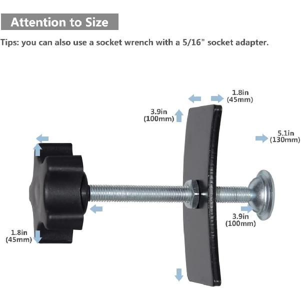 Disc Brake Pad Spreader Tool Caliper Piston Pusher Tool Inner Brake Pad Pistons Compressor
