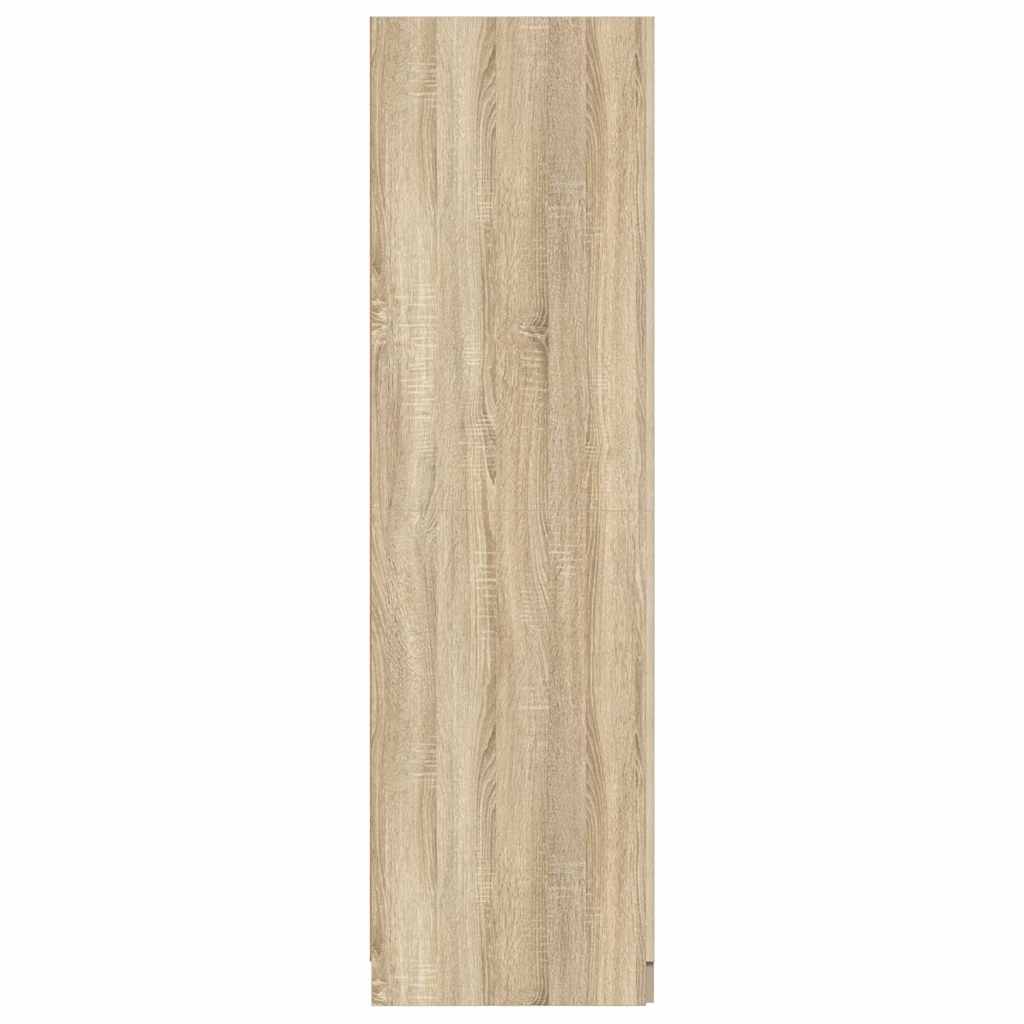 Wardrobe in Sonoma Oak 80 x 52 x 180 cm Particleboard