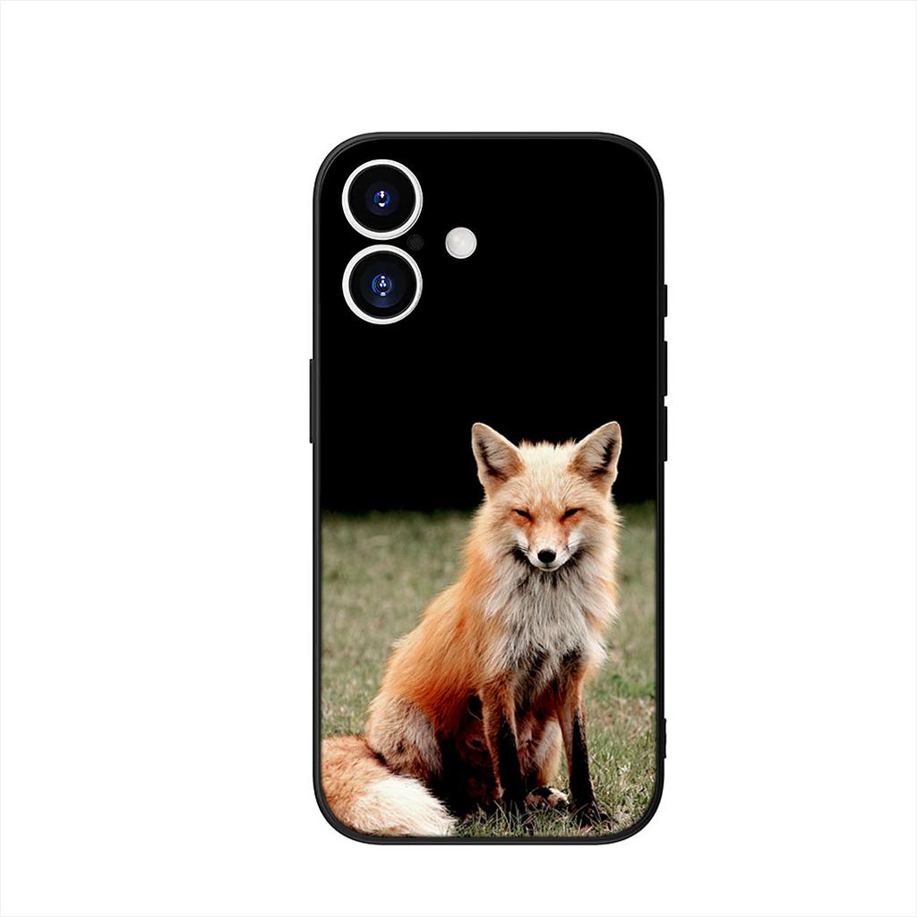 Phone Cover for Apple iPhone 17 16 15 11 Pro XS Max XR 6 7 8 Plus + SE 2020 5 16E Case Anime fox funny foxs cute Casing