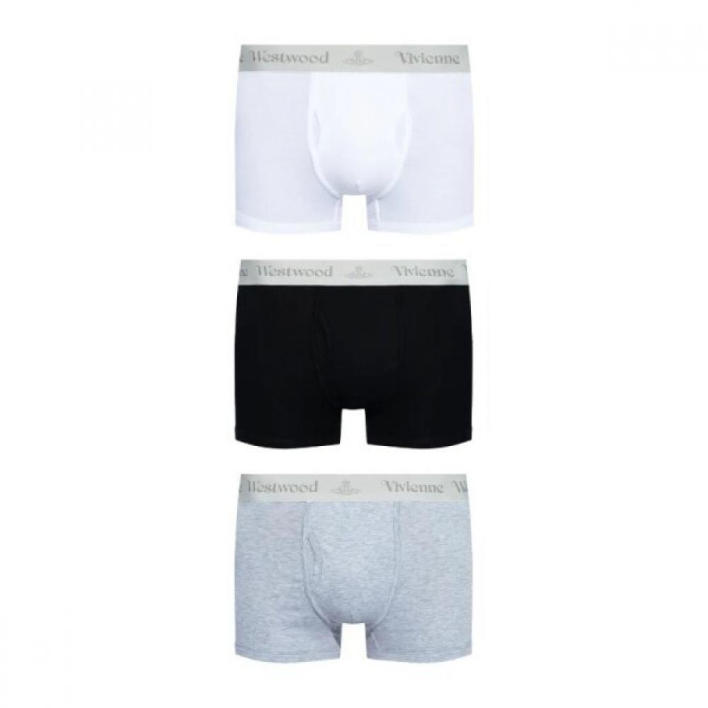 

Vivienne Westwood Grey Band Boxer Set Of 3 8106001g J002y O401 S