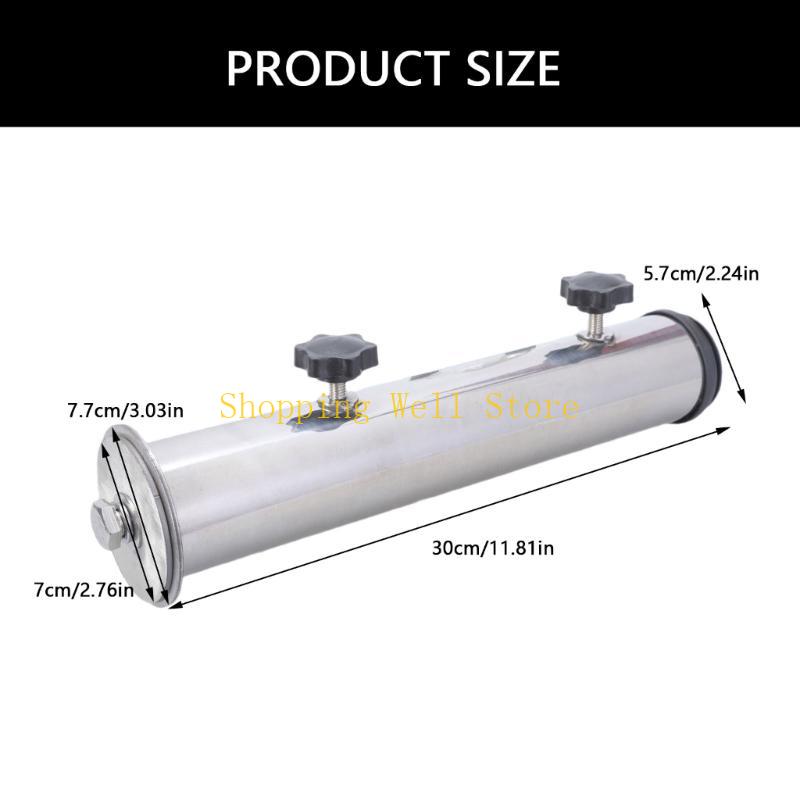 KX4B Multiuse Parasol Base Stand Bracket Sleeve Tube for Patios Umbrella Holder with Secure Screw Gaskets Design Easy Install