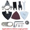100mm/115mm/125mm Angle Grinder Conversion Universal Head Adapter M10 M14 Thread Polishing Oscillating Power Tools Converter