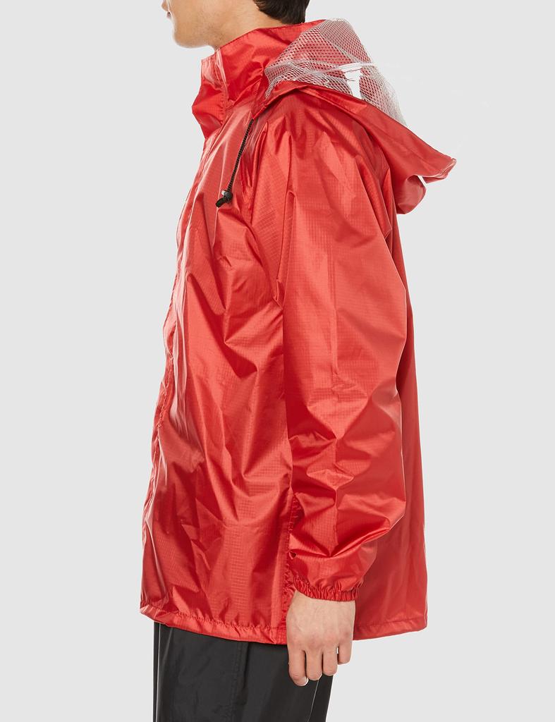 Kurodaruma Größe Rot Herren Regenmantel, 70,