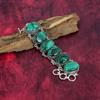 Malachite Bracelet Handmade Jewelry, 925 Solid Sterling Silver Bracelet Designer Gemstone Jewelry Adjustable Chain Bracelet Gift For Mom