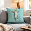 Character Naughty Cat Cushion Cover 1Pcs Decorative Covers Soft Cushion Case For Sofa Couch Decor 40X40 45X45 Pillowcases