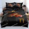 3D Christmas Tree Star Bedding Set Printed Single Comforter Quilt Bed Cover Duvet Cover Pillow Case 3 Pieces Set Kids Adult Size