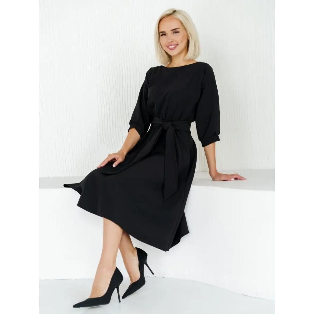 Women's Spring and Summer New Fashionable and Casual Seven Sleeve Waist Slimming Dress