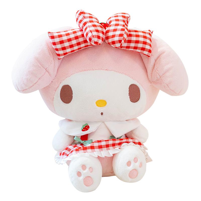 

Оригинальная плюшевая игрушка My Melody, милые высококачественные розовые плюшевые игрушки My Melody, милая плюшевая аниме-кукла в японском стиле, рождественские подарки для девочки 25cm розовый