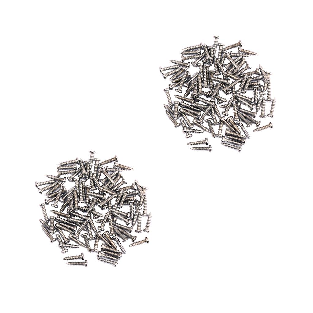 200Pieces Tuning Peg Mounting Screws for Guitar