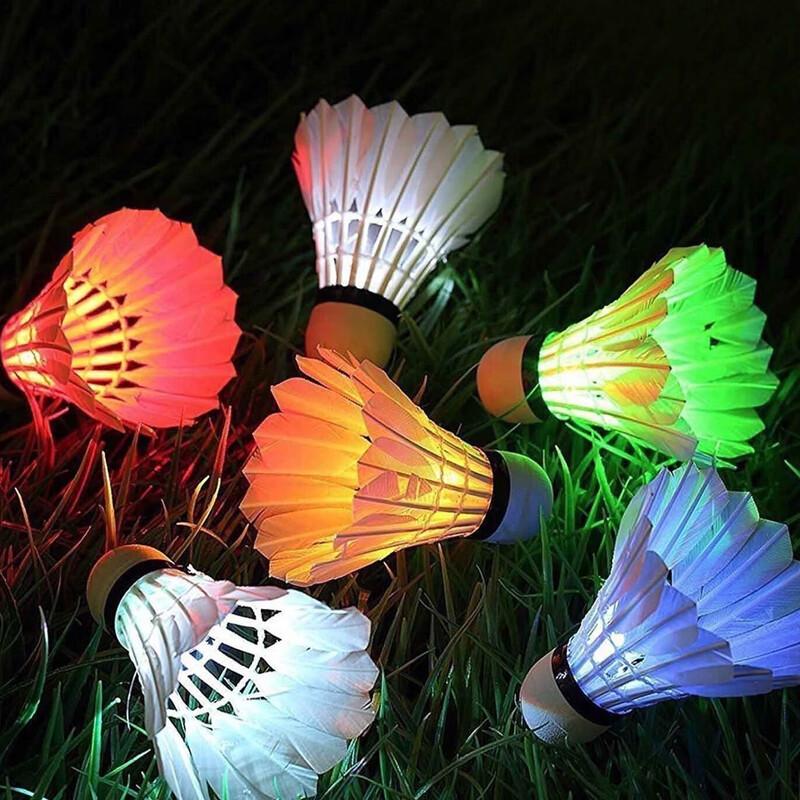 LED Night Glow Badminton Shuttlecocks