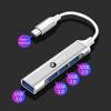 1Pc Type-C Turn USB Adapter Multi Port Distributor Hub For BMW F20 F40 F22 F30 E90 F32 F10 F06 F07 F46 M3 M4 M5 E60 Z4 G20