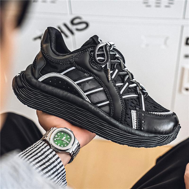 Summer Men's Sports Shoes Casual Breathable Outdoor Hiking Shoes Comfortable Tennis Shoes Fashionable Sports Running Shoes