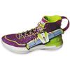 Coleção Toy Story Li Ning, Tênis de Basquete Cano Alto Buzz Lightyear Masculino Roxo Verde ABAP119-2