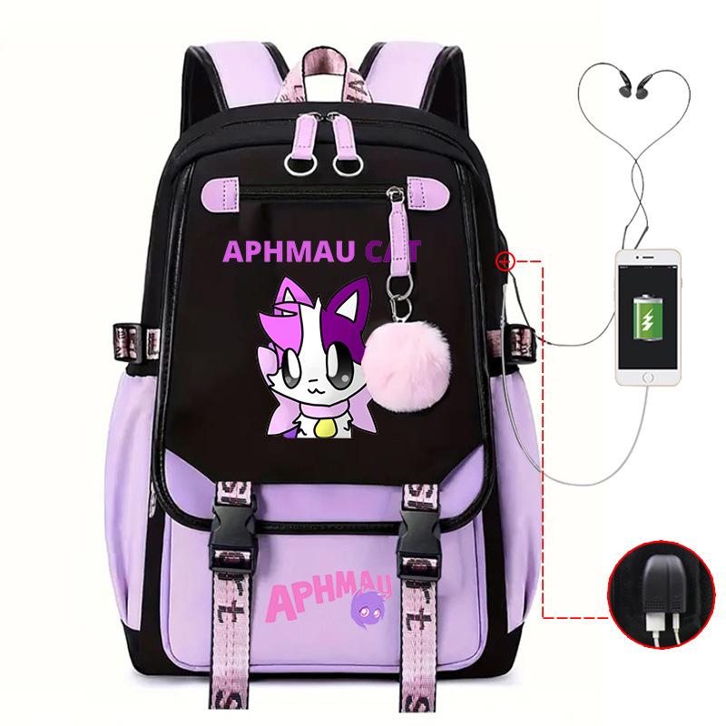 Cute Cartoon Junior High School Student Schoolbag Female Lightweight Large-Capacity Student Backpack