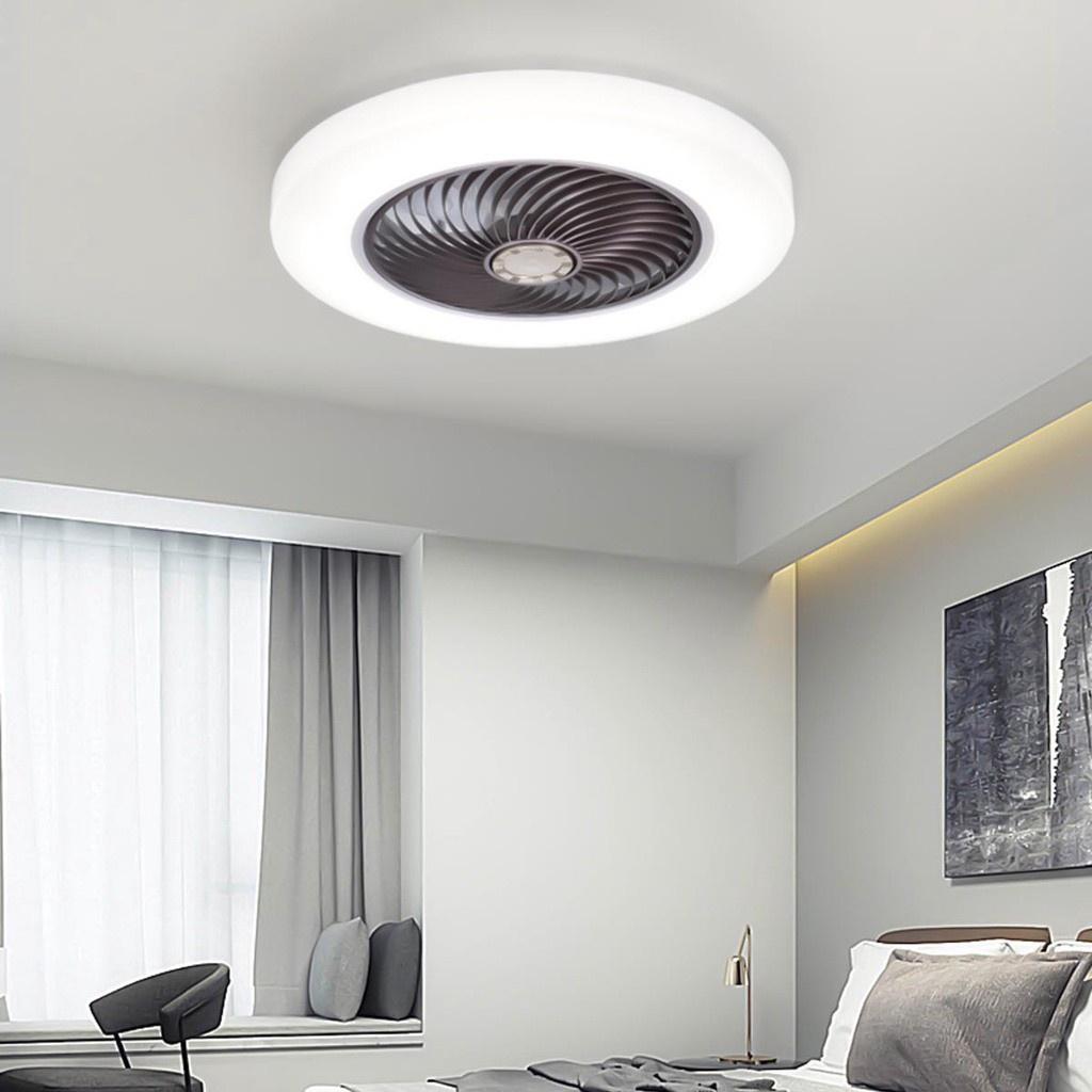 52cm Smart Ceiling Fan with Lights Adjustable Speed Remote Control Ventilation Lamp Bedroom Living Room LED Ceiling Light