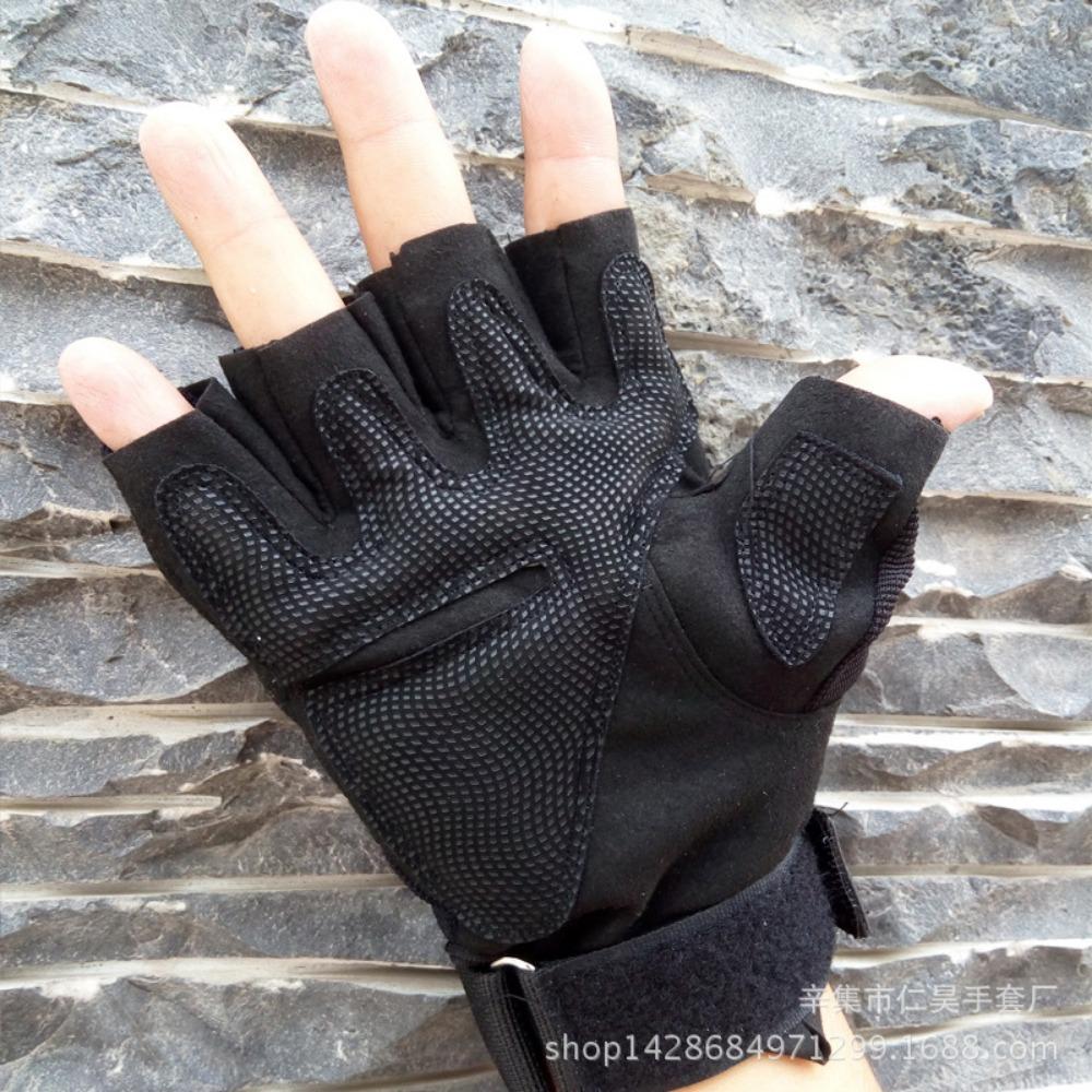 Cycling Gloves Black Hawk Half Finger Gloves
