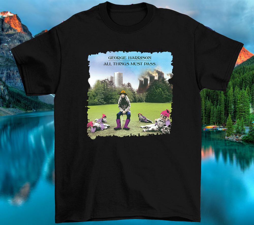 Singer George Harrison T shirt Black Cotton Size S-4XL NL451 Unisex T-Shirt XXL