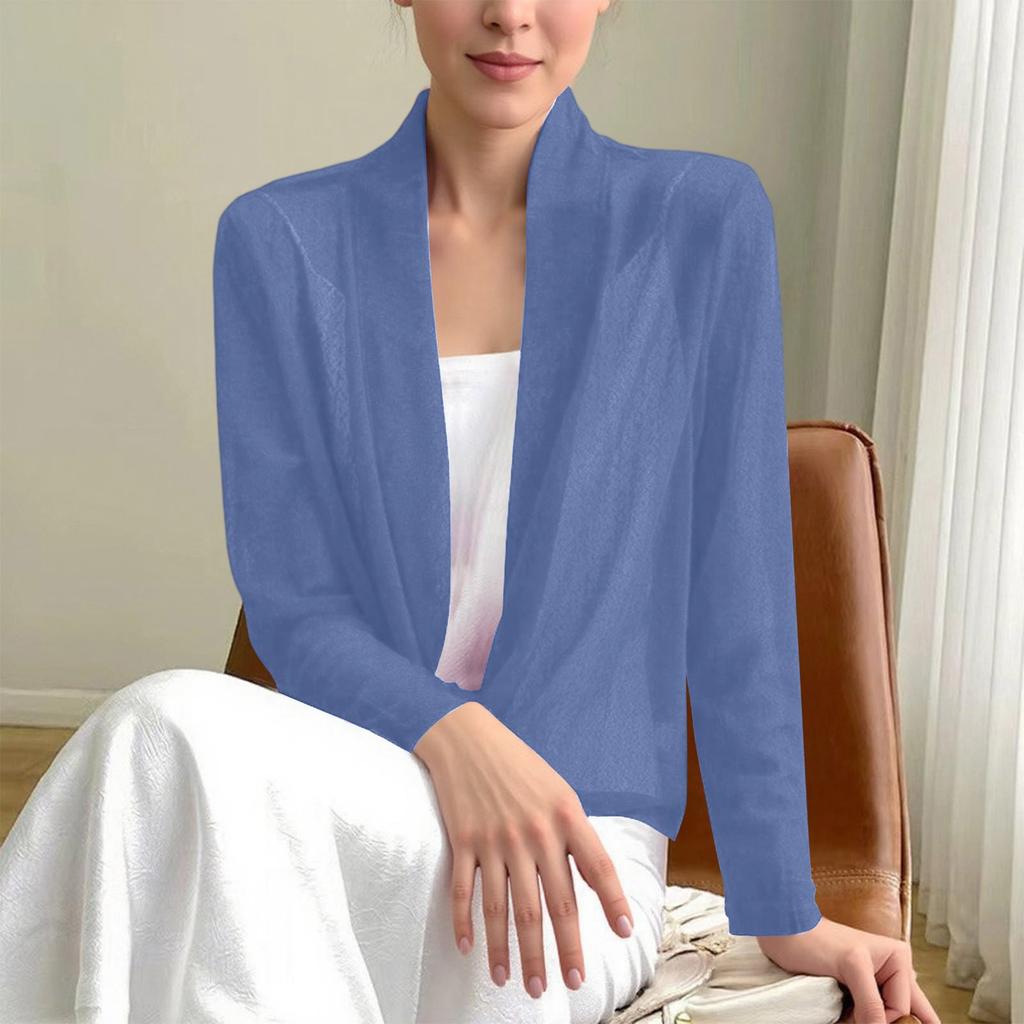 Damenmode Lässig Mode Schnürung Zwei-Wege Strickjacke Temperament Stretch Jacke