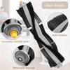 AEE4-Accessories For Ecovacs Deebot X1 TURBO /OMNI Robot Vacuum Cleaner Parts Brushes Brush HEPA Filter Mop