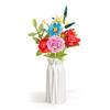 D Children'S Building Block Toys Building Block Flower Bouquet Blind Box Diy Assembly Small Particles Building Block Flowers Red Rose