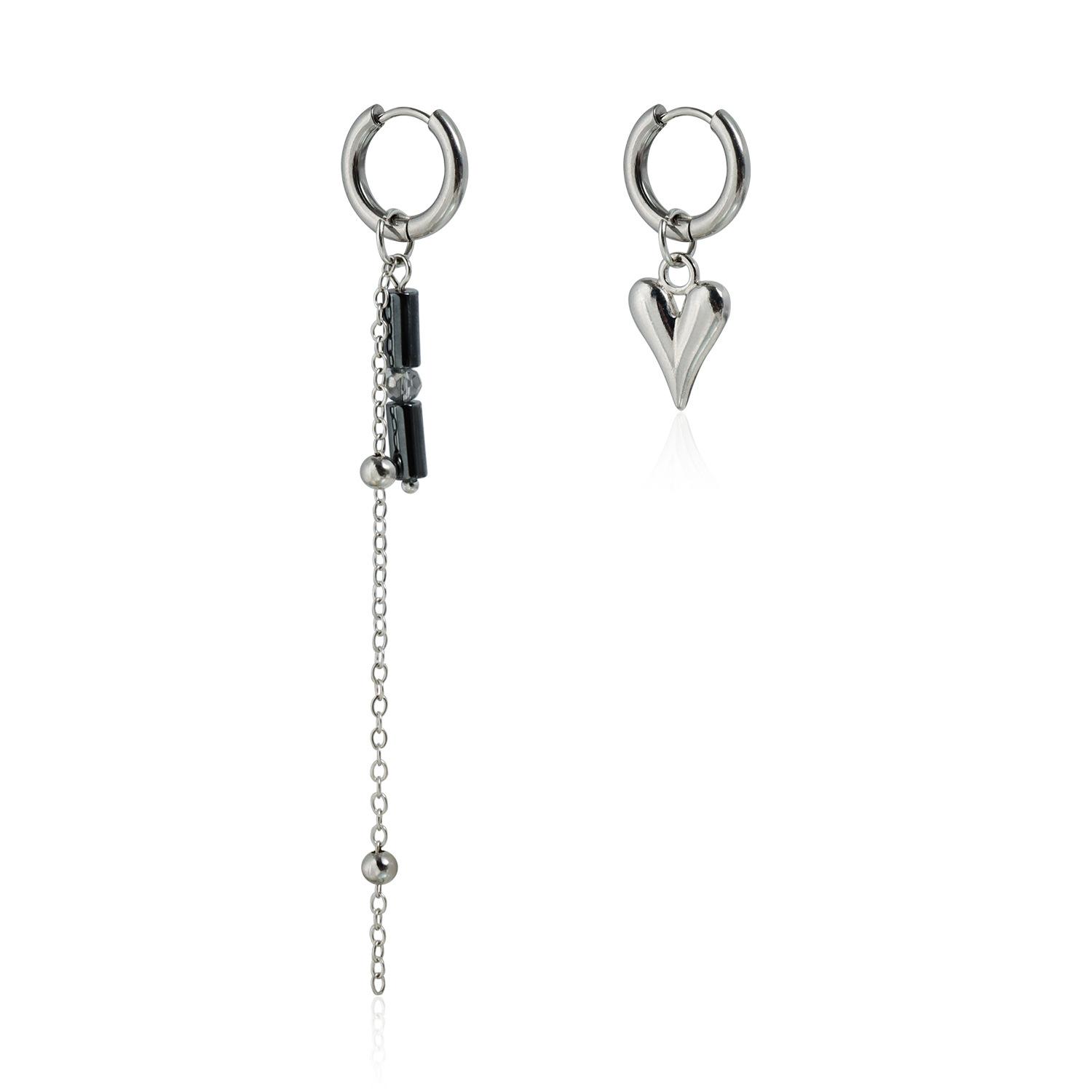 Dark Spice Girl love necklace, sweet cool wind ins splicing wind necklace