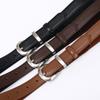 Simple And Fashionable Versatile First-Layer Cowhide Belt Women'S Leather Pin Buckle Light Luxury High-End Casual Pants Belt Women'S Models