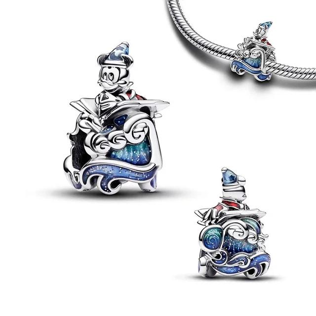 New Copper  Parkminnie Mickey Charm Bead Fit Original Pendant Bracelet Diy Jewelry Christmas Party Gift