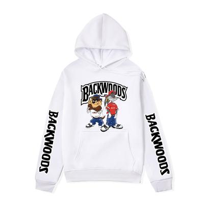 Men's Backwoods Cartoon Joint Sweater, Hoodie Jacket Men