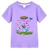 Children's T-Shirt Oggy and The Cockroaches 100% Cotton Cartoon Print Retro Tee Cute Kids Casual O-Neck Short Sleeve Summer Wear