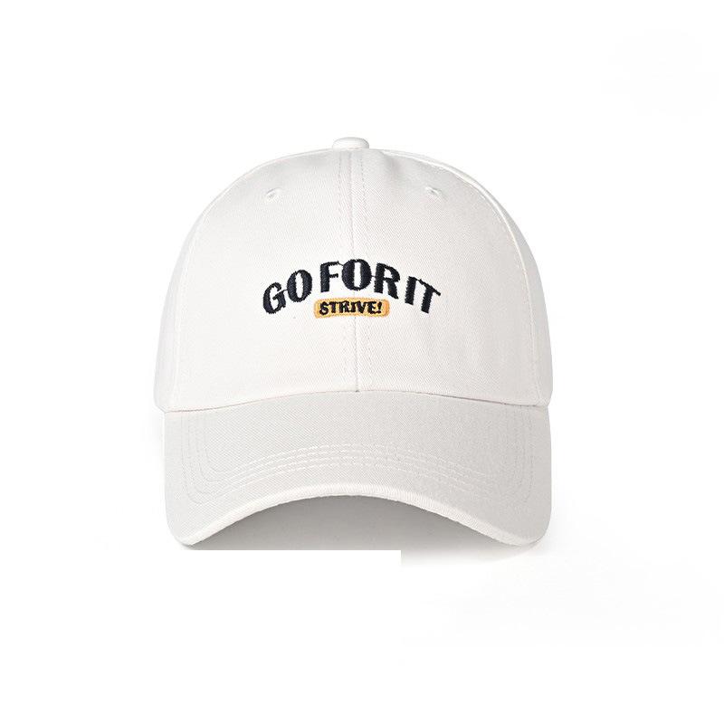 

Big brim cap female deepened widened face small soft top hat trendy baseball cap Adjustable белый