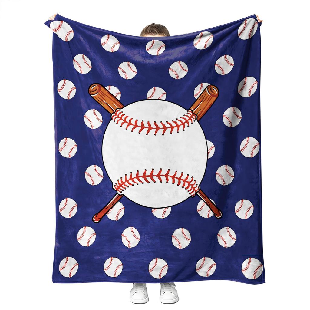 Softball Blanket, Fashion Softball Gifts for Girls Boys Teenagers, Super Soft Warm and Comfortable Throw Blanket for All Season