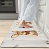 1 buc Covoare de bucătărie anti-oboseală, imprimeu cu iepure, impermeabilă, anti-alunecare, covoraș de bucătărie, cu perne groase, covoraș de bucătărie rezistent, confortabil, pentru bucătărie