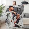 Fleece Blanket Sofa Winter Warm C-Cristiano Ronaldo Knee Bed Camping Flannel Fluffy Soft Blankets King Size Microfiber Bedding