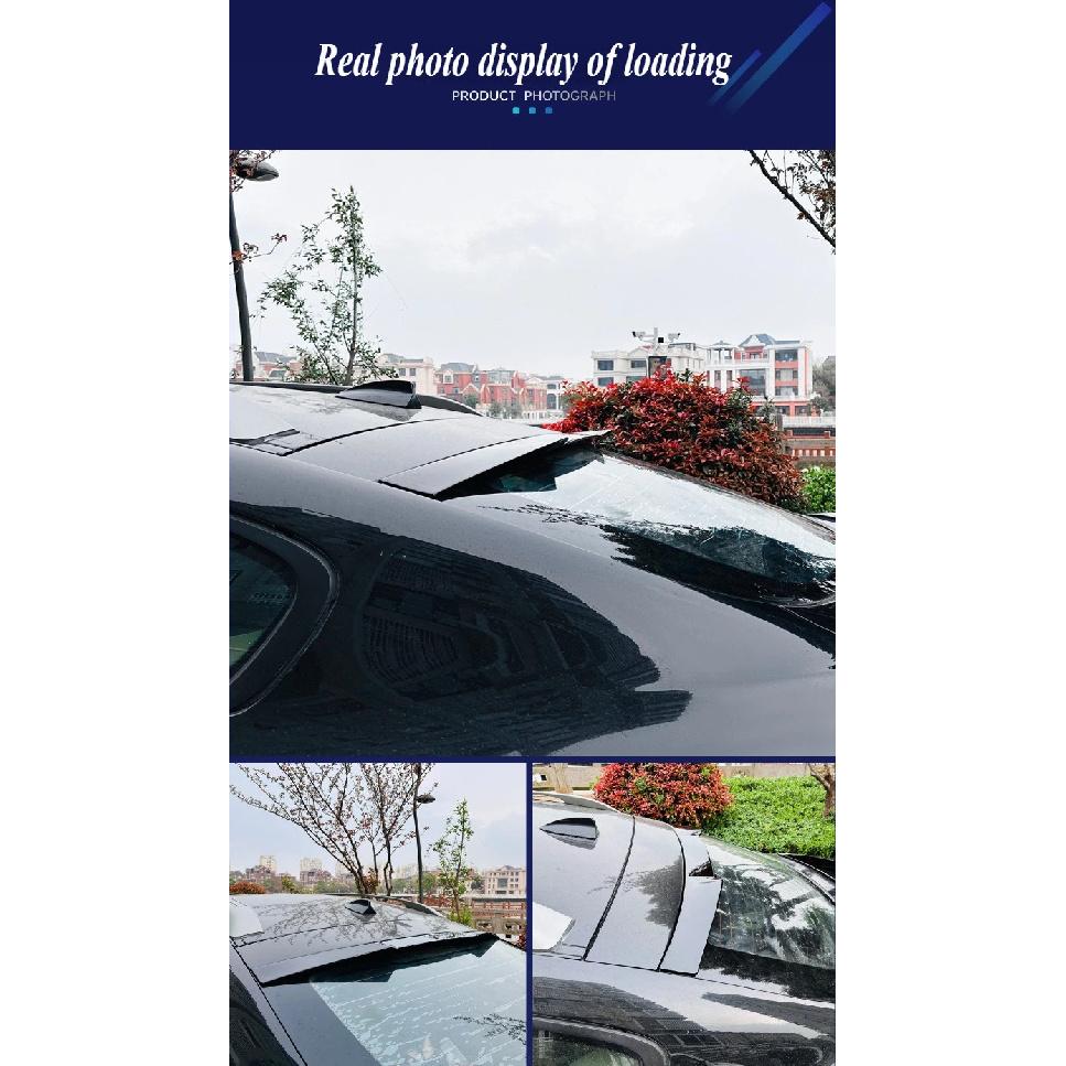 For BMW X6 E71 E72 2008-2014 Roof Spoiler Rear Wing Super Sport Style Easy Installation Exterior Styling Upgrade Body Kit Parts